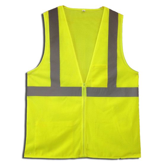 Picture of Safety-vest Zippered High-viz Type-r Class-3 Polyester