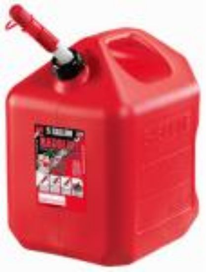 Picture of Gas-Can Polyethylene Red Safety-spout 5-gallon