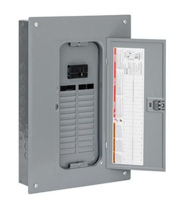 Picture of Load-center Qo 100 Amp Main-breaker Installed Flush Or Surface Mount Plug-on Neutral 24 Single-pole ...
