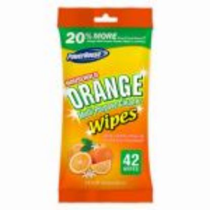 Picture of 42 Count, Orange Citrus Flat Pack, Multi-purpose Wipes,