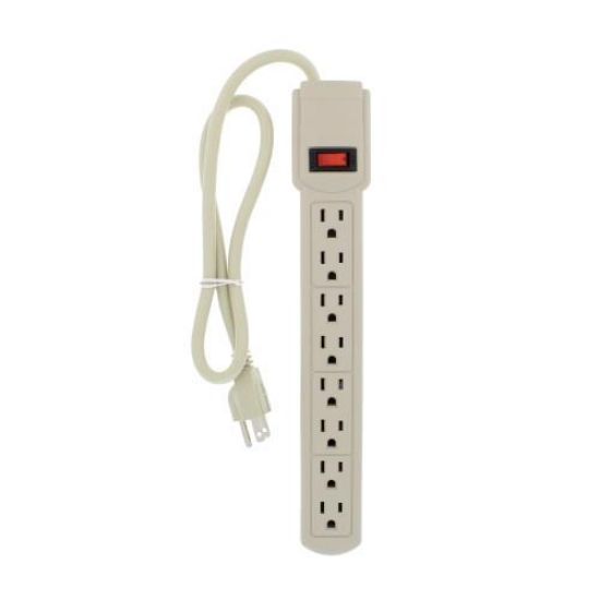 Picture of Power-strip 8 Outlets Grounded 2.5' Cord