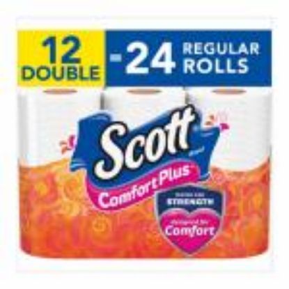 Picture of Toilet-Paper Double-rolls 1-ply Sewer/septic-safe