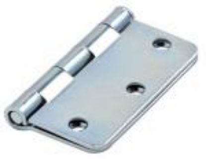 Picture of Door-hinge 3" Holes Steel Zinc 1/4" Radius