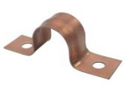 Picture of Pipe-strap 2-hole Copper 1-1/2"