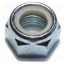 Picture of Hex Lock-Nut Zinc Metric Nylon Insert 7mm Diameter 1.00 Pitch