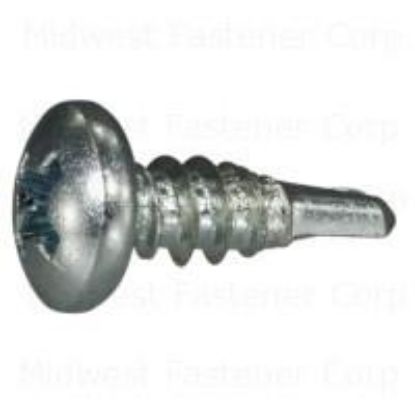 Picture of Sheetmetal-Screw Drill-tip Zinc Phillips #8 X 1/2"