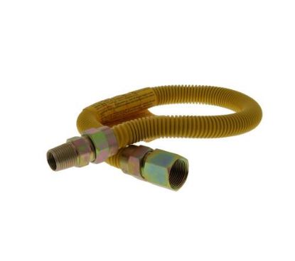 Picture of Gas Appliance-Connector Flexible Stainless Steel 24" 1/2" Mpt X 3/4" Fpt