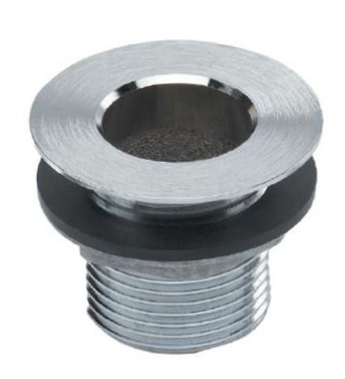 Picture of Bar Plug Brass Nickel-plated 2" Flange 1" Npt 1-1/2" Long