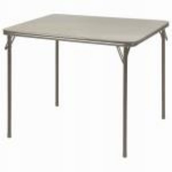 Picture of Folding Table Padded Vinyl Top Beige 34"