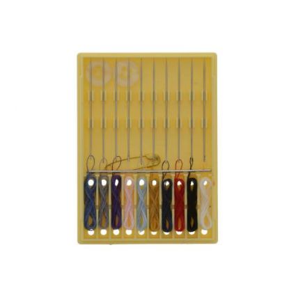 Picture of Sewing-kit Prethreaded Needles