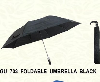 Picture of Rain-Umbrella Foldable Black