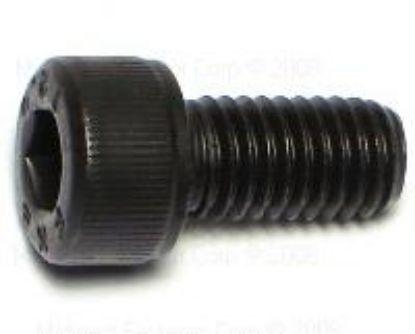 Picture of Machine-Screw Knurled-barrel Socket-cap 8mm-1.25 X 16mm