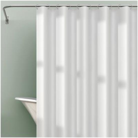 Picture of Shower-Curtain Liner Polyethylene-Vinyl-Acetate Heavy-weight White 70" X 71"