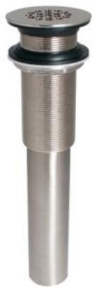 Picture of Lavatory Sink Drain Grid-strainer No-overflow Brass Brushed-nickel 1-1/4"