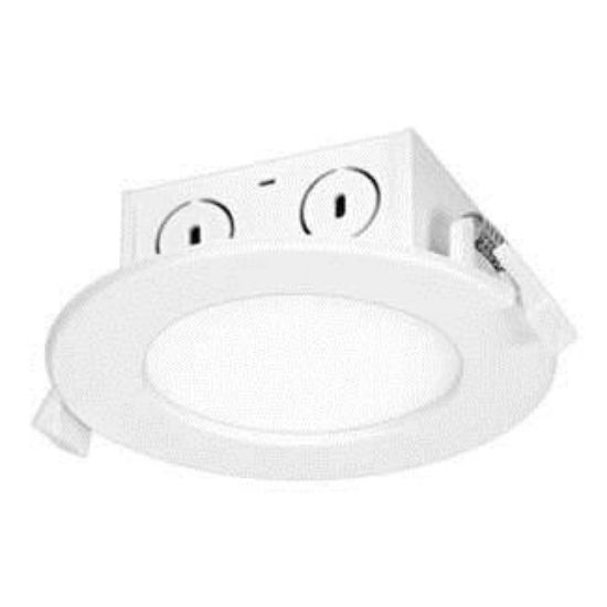 Picture of 8.5w Direct Wire Downlight Edge-lit 4 Inch 2700k 120v Dimmable