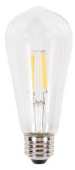 Picture of Light-bulb St19 Clear Soft-white 8.5-watts