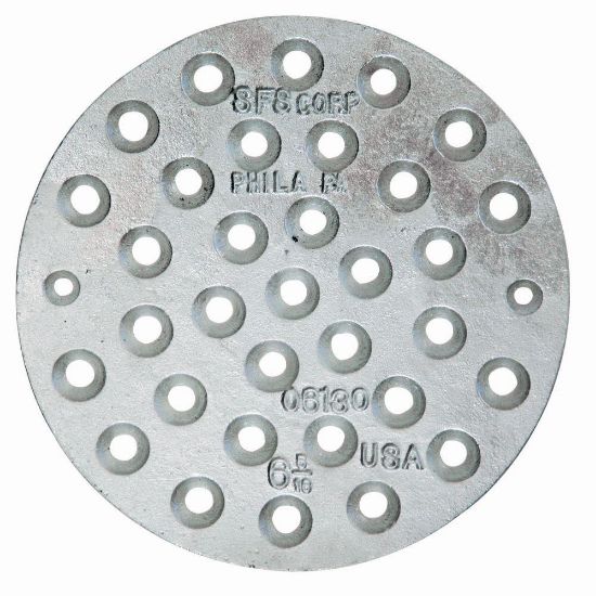 Picture of 6-7/16 Perforated Drain-cover Cast-aluminum