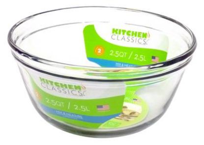 Picture of Mixing-bowl Tempered-glass 2.5-quart