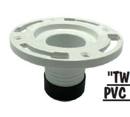 Picture of Closet Repair Flange Push-in Spigot 4"