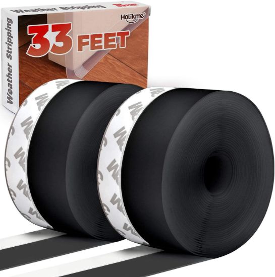 Picture of 1.8”w-33 Feet Weather Stripping Silicone Door Seal Strip