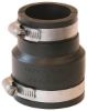 Picture of Schedule-40 Rubber-fitting Coupling Flexible Steel/pvc/cast-iron 2" X 1-1/2"