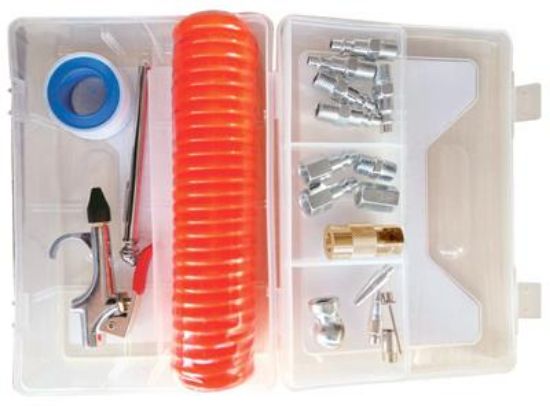 Picture of Compressor Fitting Kit With Blow-gun 19-pieces