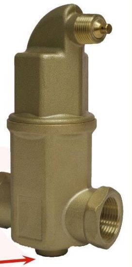 Picture of Air-separator Valve Hydronic-heating Brass 1-1/4"