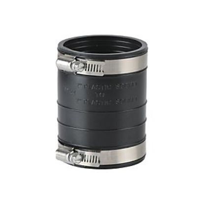 Picture of Schedule-40 Rubber-fitting Flexible Pvc Socket-to-socket 1-1/2"