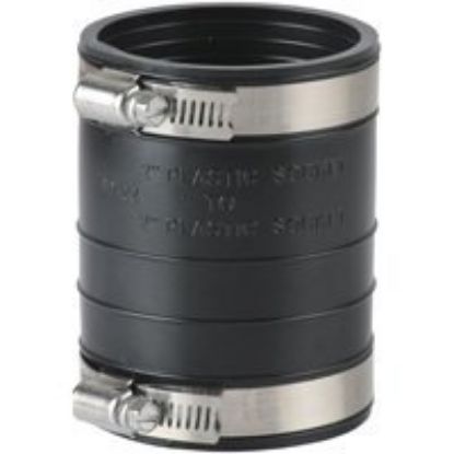 Picture of Schedule-40 Rubber-fitting Flexible Pvc Socket-to-socket 3"