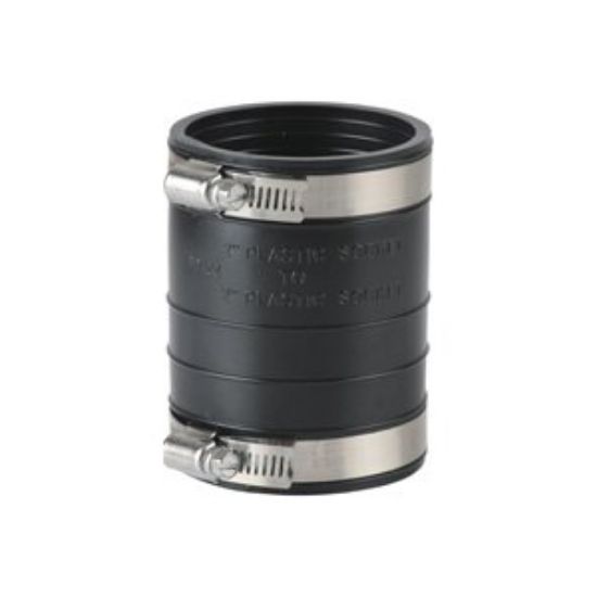 Picture of Schedule-40 Rubber-fitting Flexible Pvc Socket-to-socket 4"