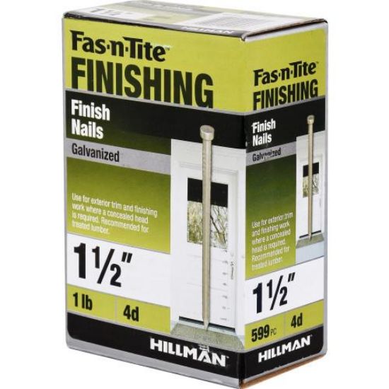 Picture of Finish-nail Steel Hot-dipped-galvanized 4d 1-1/2"