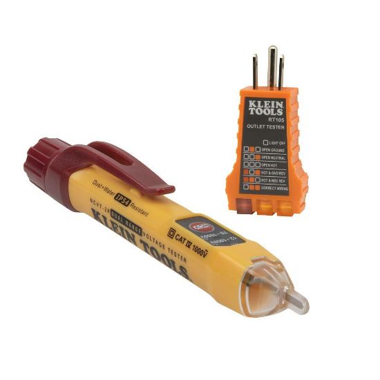Picture of Dual-range Non-contact Voltage Tester With Receptacle-tester