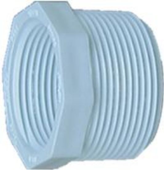 Picture of PVC-Plumbing Schedule-40 Reducing-bushing Pressure 1-1/2" Mpt X 1" Fpt