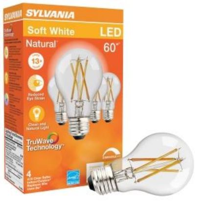 Picture of Light-bulb A-19 Medium-base 8-watt Clear Cob-filaments