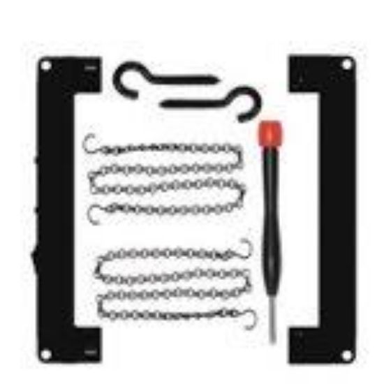 Picture of Click-together Sign End-cap Kit With Hanging Chains And Hooks