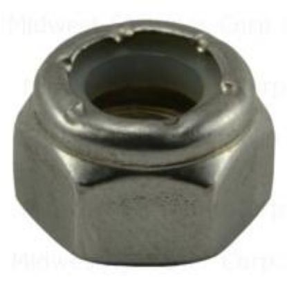 Picture of Hex-Nut Lock-Nut Nylon-insert
