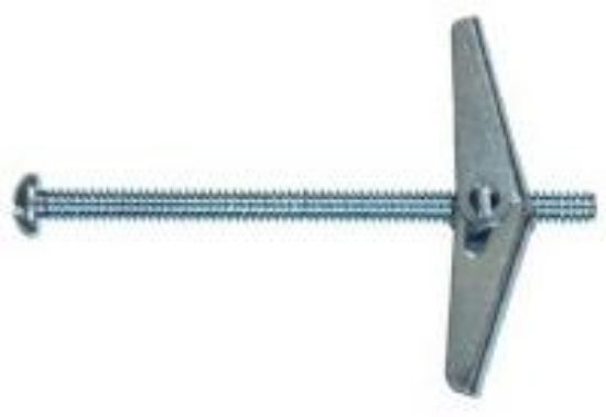 Picture of Toggle-Bolt Zinc-Plated Mild-Steel 3/16" x 3"