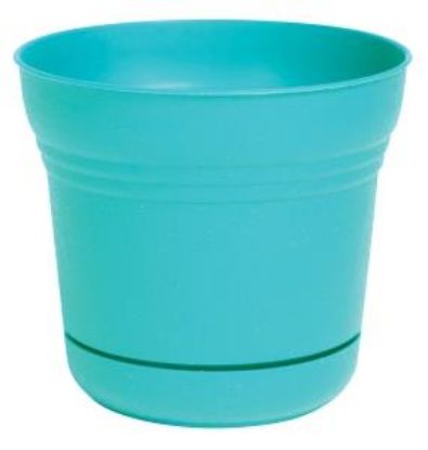 Picture of Saturn Planter, 10 In W, Bell, Plastic, Teal, Matte