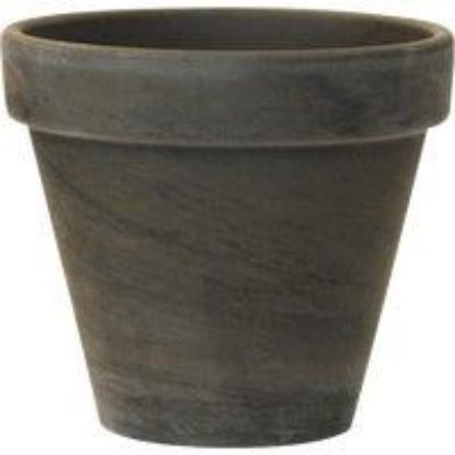 Picture of Flower-pot Standard Clay Dark-basalt 3-3/4"h X 4-1/2"d