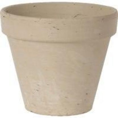 Picture of Flower-pot Standard Clay White-basalt 5-1/4"h X 6"d