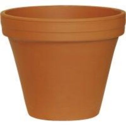 Picture of Flower-pot Standard Clay Terra-cotta 6-3/4"h X 7-3/4"d