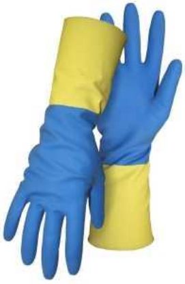 Picture of Gloves Neoprene/latex Long-gauntlet-13" Blue Large