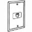 Picture of C249-I Flush-Mount WALLPLATE-IV
