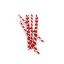 Picture of Paper Straws Red Box/144