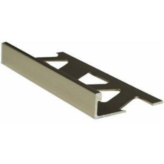 Picture of 8´ X 5/16" Satin-finish Titanium-color Tile-edge