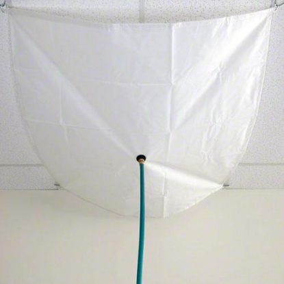 Picture of 5' X 5' Drain-tarp 13-ounce Flame-Retardant Translucent Vinyl