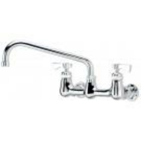 Picture of Commercial Wall-mount Faucet 10" Spout Cartridge Valve-Assembly