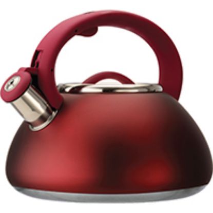 Picture of Primula Avalon Whistling Tea-Kettle 2.5 qt Capacity Steel Red