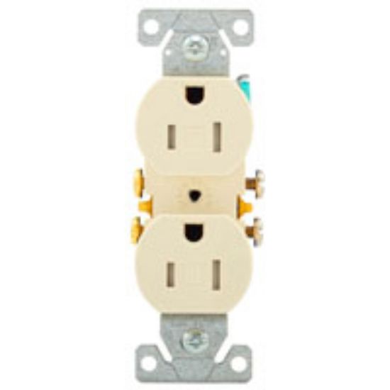 Picture of Electrical-Outlet Duplex-Receptacle 15-Amp 2-Pole 5-15R