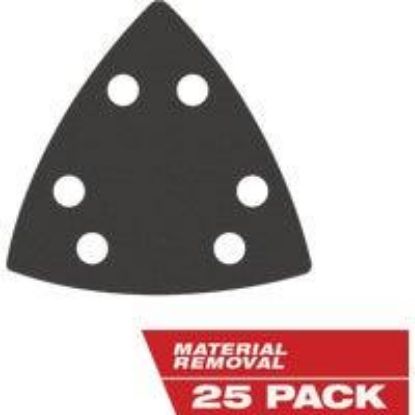 Picture of Oscillating Tool Sandpaper Triangular 3-1/2" Variety Grit Pack-25